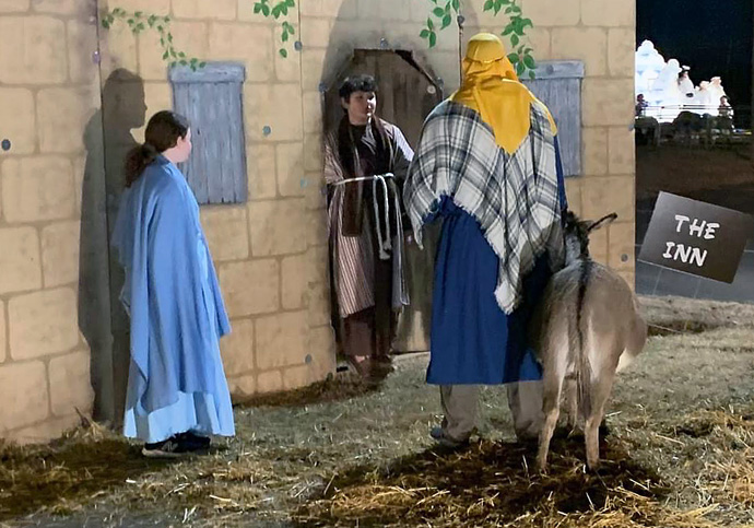 St. Paul United Methodist Church in Lakeland, Tenn., plans to make room for visitors at its outdoor service this Christmas. It’s among the churches trying to avoid having people pack in too close in a time of pandemic. Photo courtesy of St. Paul United Methodist Church.