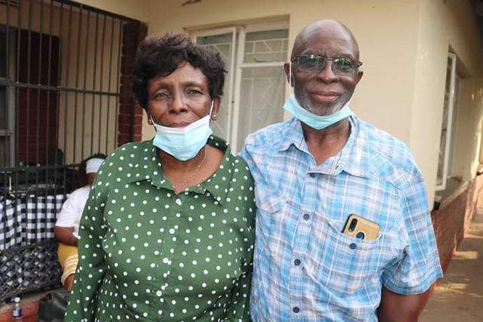 Elizabeth and Raymond Maravi founded the football academy to fight against drug and substance abuse in their neighborhood in Harare. They are members of Macedonia Glen View 7 United Methodist Church in the Harare suburbs. Photo by Eveline Chikwanah, UM News.