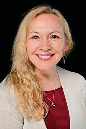 The Rev. Lydia Istomina is pastor of Francis Street First United Methodist Church in St. Joseph, Mo. She helped organize a community event in support of Ukraine. Photo courtesy of the Missouri Conference.