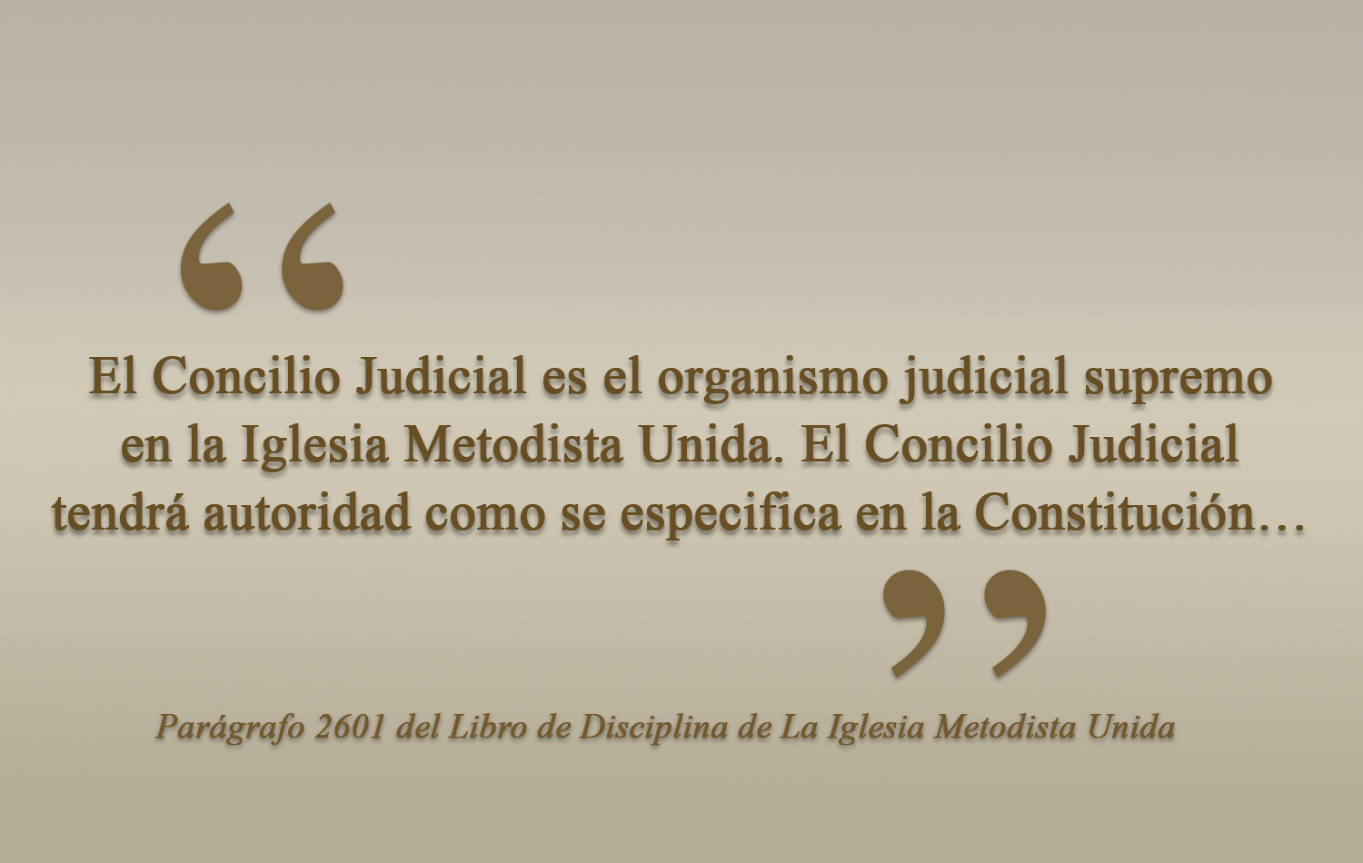 "El Concilio Judicial, la máxima instancia judicial de La Iglesia Metodista Unida, hizo público cuatro fallos mientras continúa trabajando en su informe para la próxima reunión en el otoño. Gráfico original de Laurens Glass. Versión en español Rev. Gustavo Vasquez, Noticias MU."