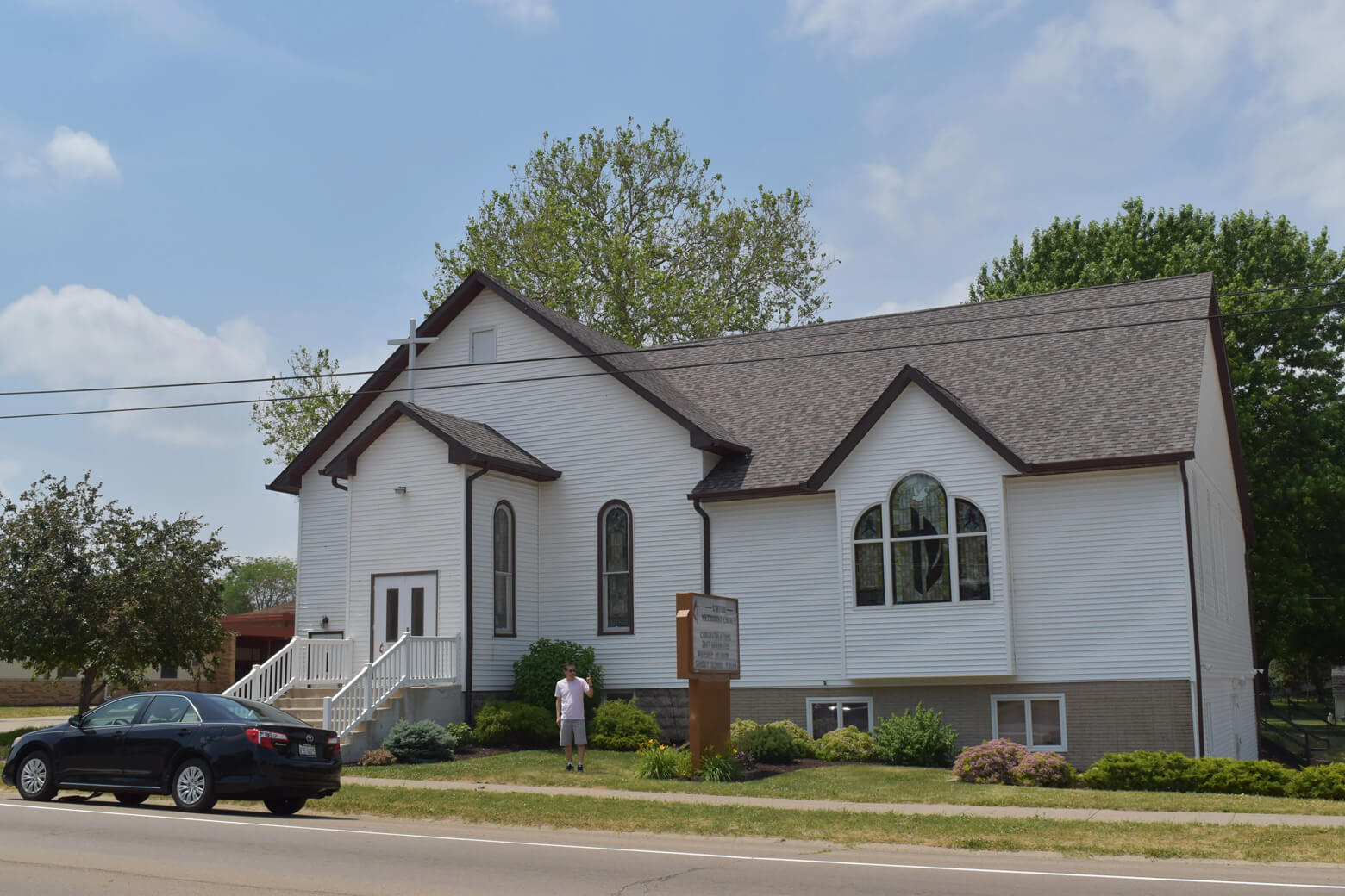 김응선 목사가 첫 파송을 받아 1993년 7월부터 1997년 6월까지 섬겼던 탐슨 연합감리교회의 모습. 2017년 탐슨을 방문해서 찍은 사진. 제공, 김응선 목사.