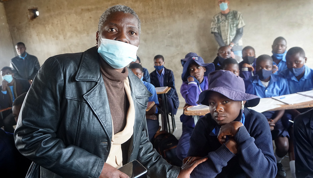 Annie Padhuze, headmistress of The United Methodist Church’s Clare Secondary School near Mutare, Zimbabwe, says many of her students do not have birth certificates. United Methodists are helping orphans and other vulnerable children obtain the documents they need to continue their education. Photo by Kudzai Chingwe, UM News.