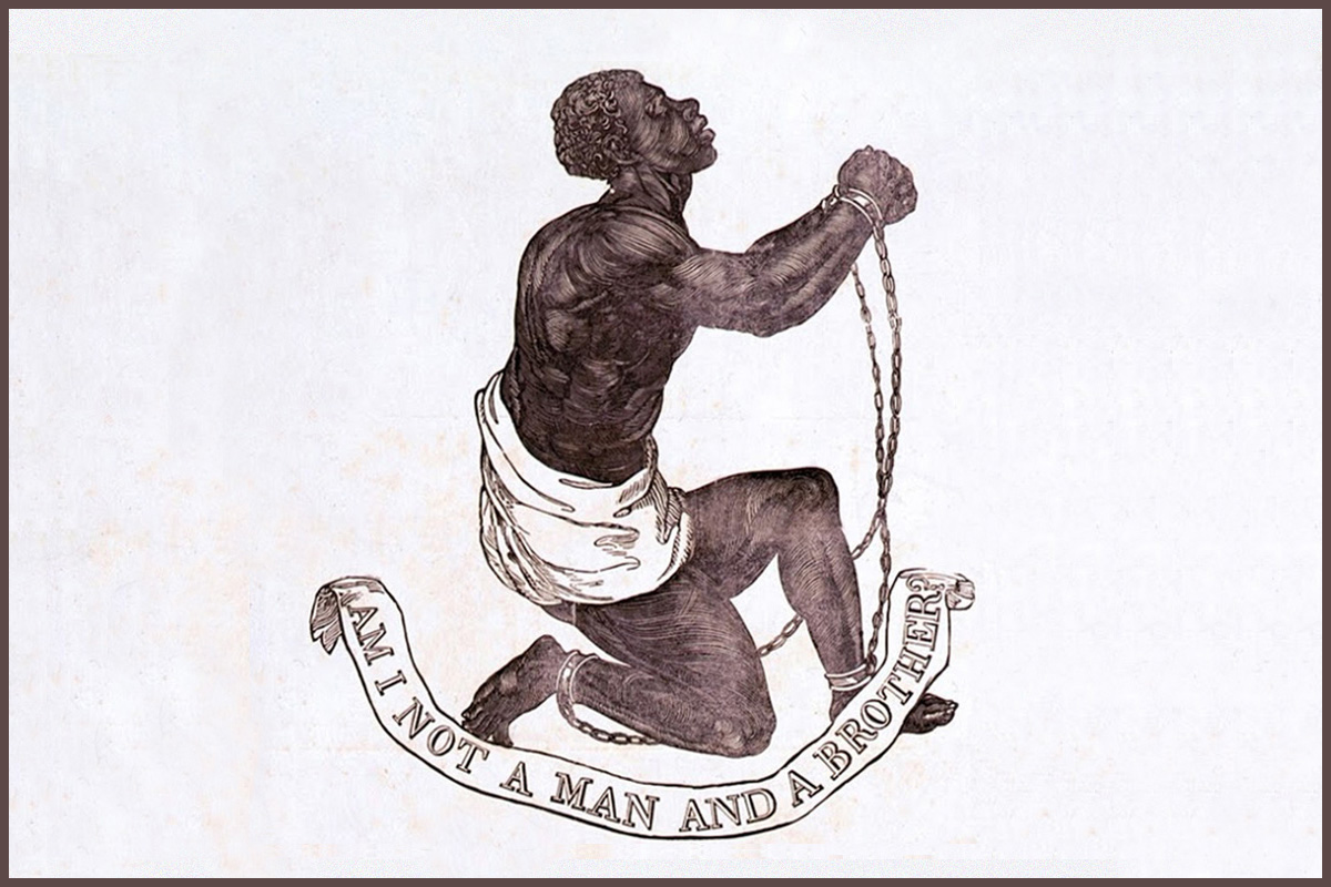 Abolitionists worked to end slavery in the 19th century in the Americas and Western Europe. A new book by the Rev. James Richardson, “The Abolitionist’s Journal,” chronicles his great-great-grandfather’s work as a Methodist clergyman and antislavery advocate. Shown here is the official medallion of the British Anti-Slavery Society, produced as a jasper-ware cameo by Josiah Wedgwood (1730-1795) at the Wedgewood factory. Image courtesy of the British Anti-Slavery Society, courtesy of Wikimedia Commons.
