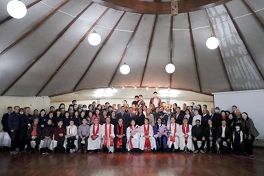 Mission leaders and guests from the U.S. and Korea gather to celebrate the 20th anniversary of United Methodist ministry in Mongolia during the Mongolian Mission Initiative’s annual gathering on Oct. 3. Photo courtesy of the Asia Regional Office, United Methodist Board of Global Ministries. Mission leaders and guests from the U.S. and Korea gather to celebrate the 20th anniversary of United Methodist ministry in Mongolia during the Mongolian Mission Initiative’s annual gathering on Oct. 3. Photo courtesy of the Asia Regional Office, United Methodist Board of Global Ministries.