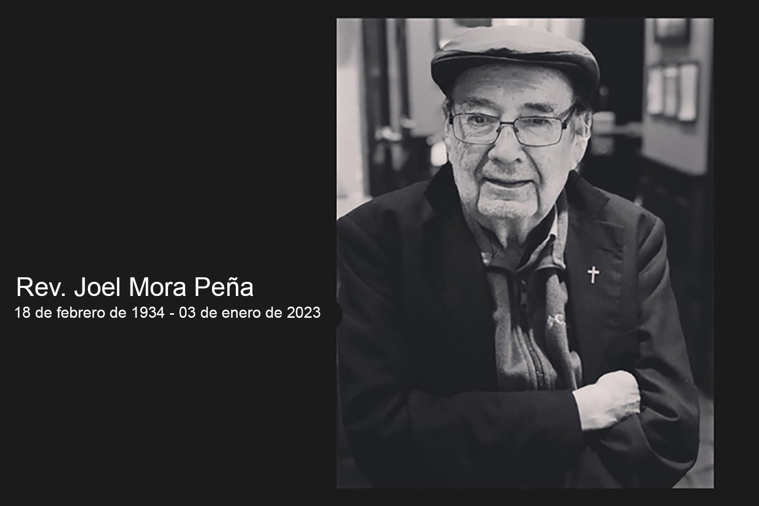 El Rev. Joel Mora Peña, quien tuvo una trayectoria ministerial única sirviendo como obispo en la Iglesia Metodista de México y luego como pastor en la Conferencia Anual de Río Grande de La Iglesia Metodista Unida, murió el 3 de enero a los 88 años. Foto cortesía de Meliza Gómez.