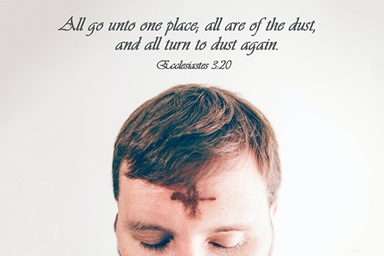 A quote from the United Methodist lectionary, Ecclesiastes 3:20, for Ash Wednesday. Photo by Pro Church Media on Unsplash; graphic by Laurens Glass, UM News. A quote from the United Methodist lectionary, Ecclesiastes 3:20, for Ash Wednesday. Photo by Pro Church Media on Unsplash; graphic by Laurens Glass, UM News.