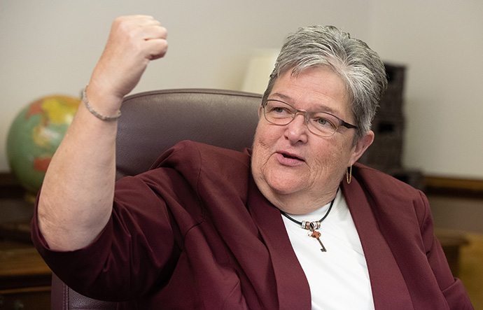 Beverly Sharp is executive director of the REACH Initiative, an organization founded by the West Virginia Council of Churches to provide resources and advocacy for those reentering the community after incarceration. Photo by Mike DuBose, UM News.