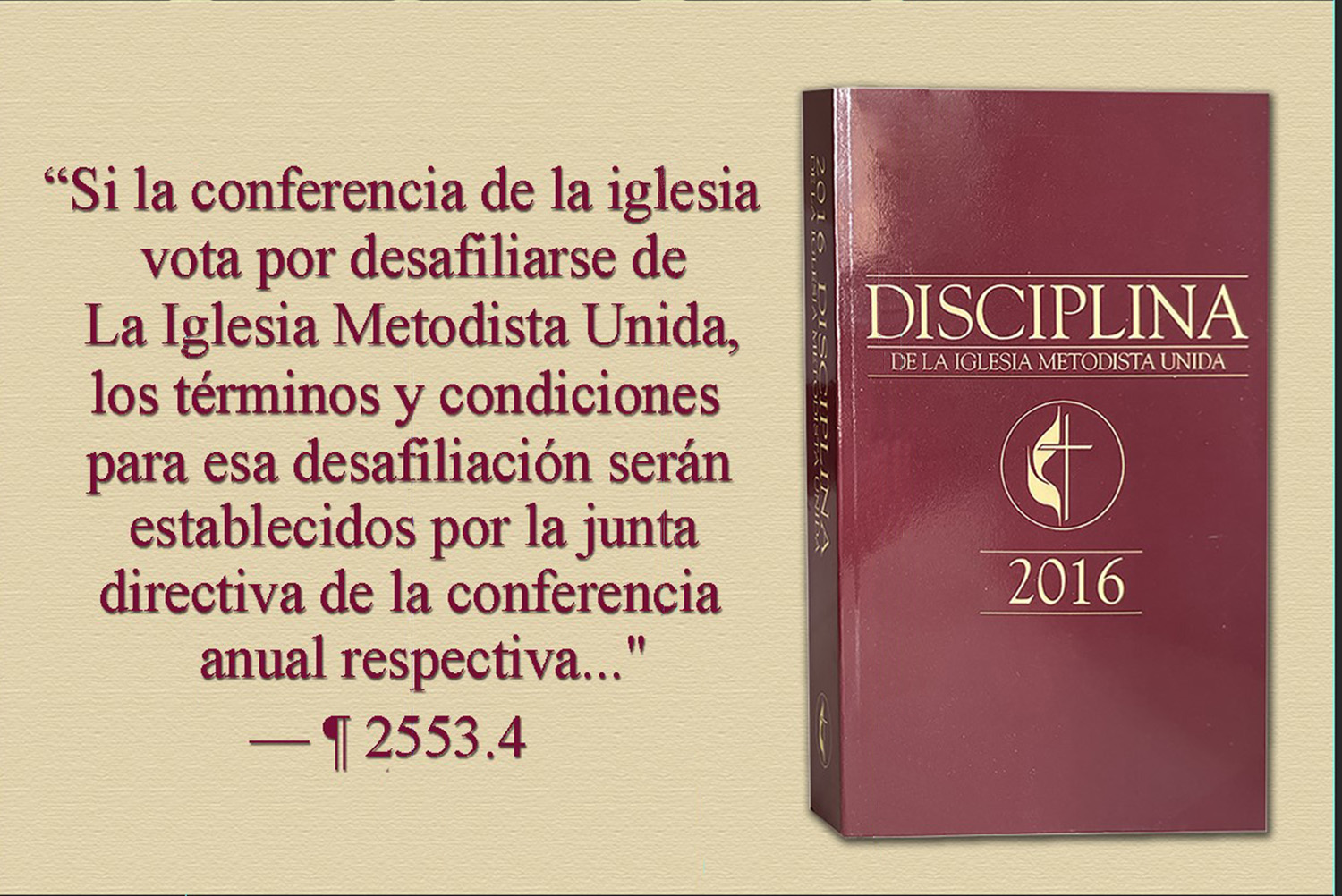 El Concilio Judicial Metodista Unido ha publicado nueve decisiones relacionadas con el Párrafo 2553, una nueva ley de la iglesia que permite a las congregaciones en los Estados Unidos desafiliarse y quedarse con la propiedad, bajo condiciones limitadas. Todas las decisiones se derivan de preguntas planteadas durante la temporada de conferencias anuales de 2022. Foto de Mike DuBose; ilustración de Laurens Glass, Noticias MU.