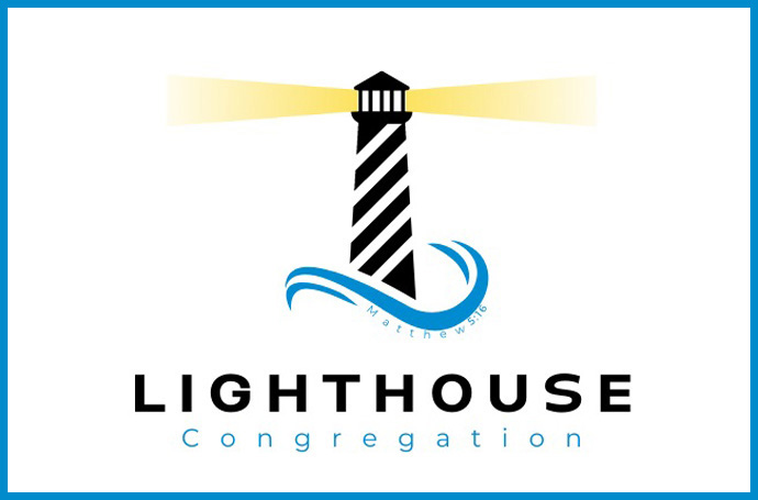 Les congrégations phares des conférences de l'ouest de la Caroline du Nord et de la Caroline du Nord ont partagé leur logo sur des sites Web et, dans un cas, sur une bannière accrochée à la First United Methodist Church de Morganton, en Caroline du Nord.  Image reproduite avec l'aimable autorisation de la Western North Carolina Conference.