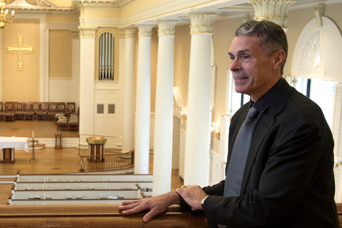 The Rev. Harold “Hal” Recinos is a much-published poet, as well as a United Methodist clergyman and professor at Perkins School of Theology. He answered questions from UM News for a National Poetry Month feature. Photo by H. Jackson, Southern Methodist University Photography. 