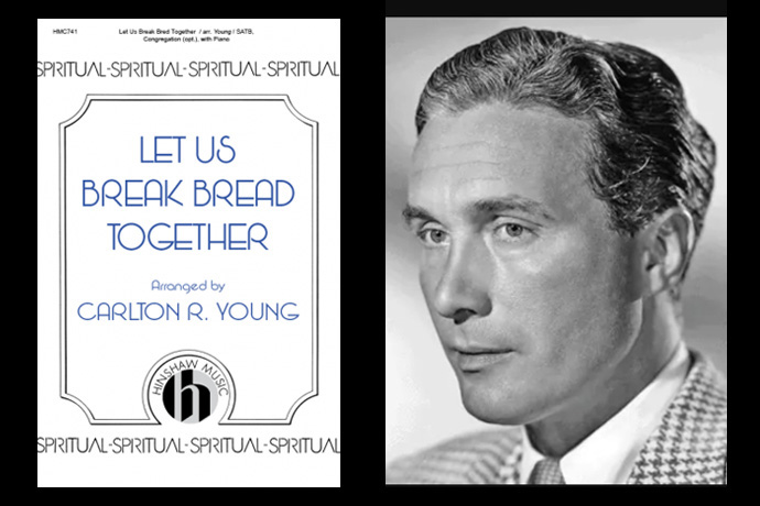 Early in his career, the Rev. Carlton R. “Sam” Young demonstrated his gift for composing and arranging, and he remained active writing music until very near the end of his life. Young, editor of The Methodist Hymnal (1966) and The United Methodist Hymnal (1989), died May 21 at age 97. Images courtesy of Choral Spiritual Arrangements.
