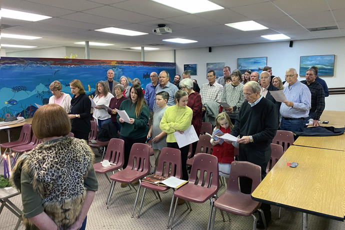 United Methodists held early worship services for what is now Market Street Church in the public library in Mabank, Texas. But even then it was clear that the growing faith community would need more space. Photo courtesy of the Rev. Eston Williams. 