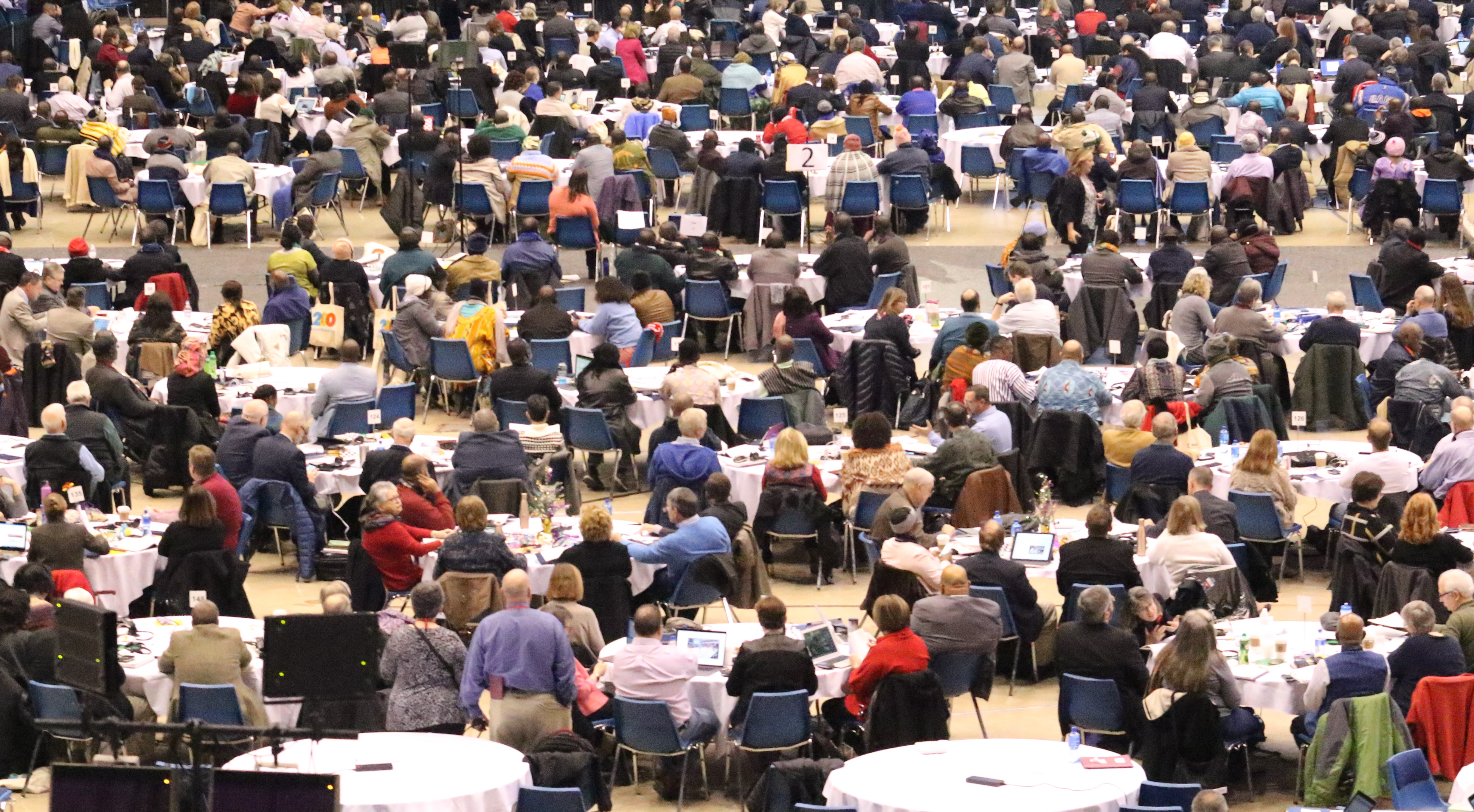 2019년 특별총회에 참석한 대의원들이 안건을 논의하는 모습. 사진 김응선 목사, 연합감리교뉴스.