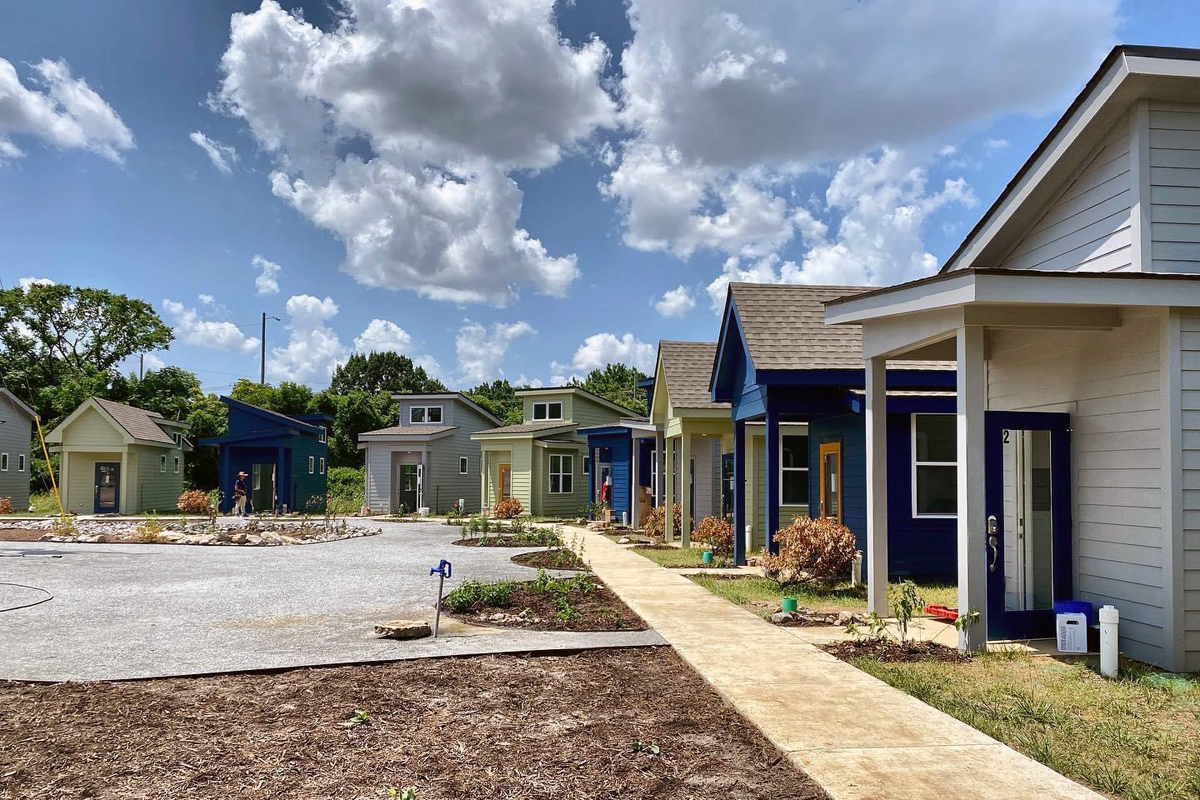 When 61st Avenue and Glencliff United Methodist churches came together, they were able to create a mission church called The Commons at Glencliff in Nashville, Tenn. By teaming up with Open Table Nashville, an interfaith nonprofit that disrupts cycles of poverty, this small congregation created The Village at Glencliff, a community of 11 homes for their most vulnerable neighbors. Photo courtesy of Neelley Hicks.