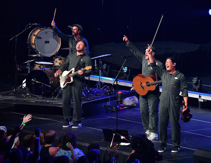 La banda folclórica cristiana irlandesa Rend Collective se presentó durante Juventud 2023, celebrada del 25 al 28 de julio en el Centro Ocean en Daytona Beach, Florida. Foto cortesía de Ministerios de Discipulado.