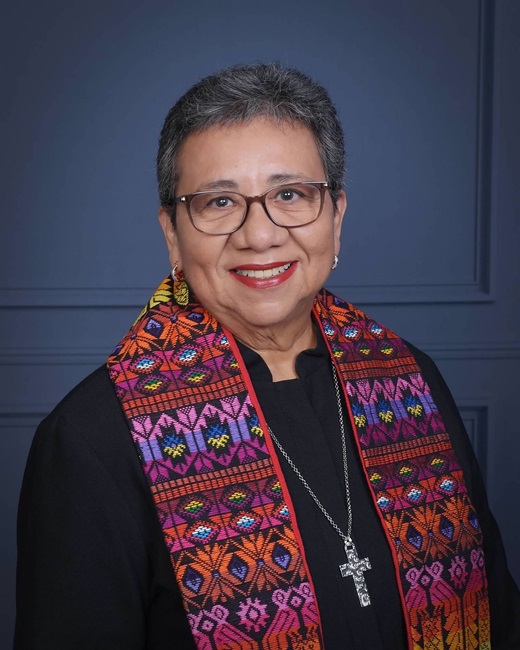Revda. Nohemí Ramirez, pastora principal de la Iglesia Metodista Unida La Trinidad. Foto cortesía de la IMU La Trinidad.