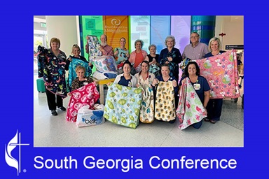Seeking purpose after retirement, Carolyn Harrison embarked on a mission to provide warmth and comfort to those in need. Photo courtesy of the South Georgia Conference. Seeking purpose after retirement, Carolyn Harrison embarked on a mission to provide warmth and comfort to those in need. Photo courtesy of the South Georgia Conference.
