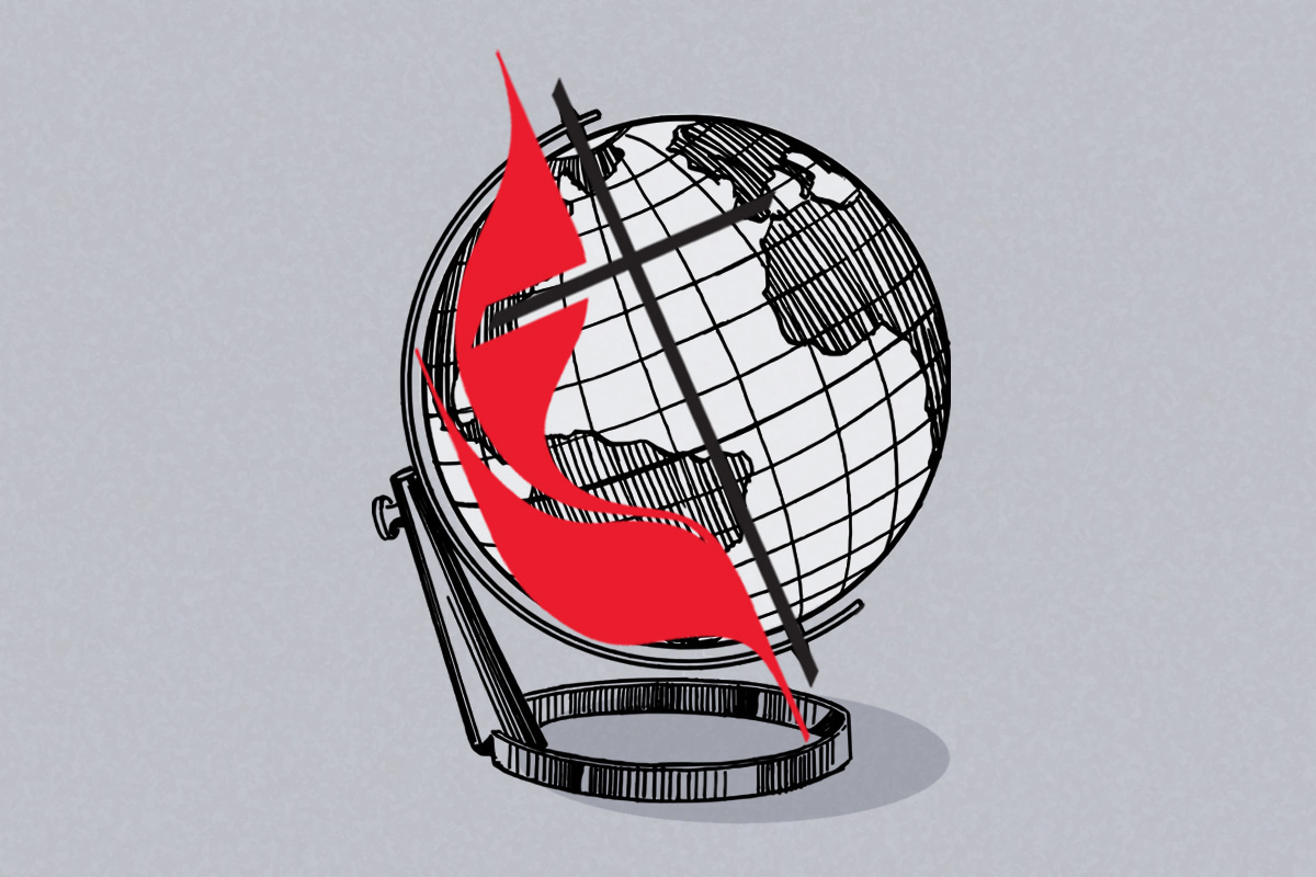 지구본 그래픽, 오픈클리파트-벡터스/픽사베이, 그래픽, 로렌스 글래스, 연합감리교뉴스.