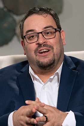 The Rev. Giovanni Arroyo, top executive of the United Methodist Commission on Religion and Race. Photo by Mike DuBose, UM News.