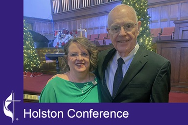 Sally Ball and Paul Morgan are married at Magnolia Avenue United Methodist Church in Knoxville, Tenn., on Dec. 30, 2023. Photo by Tim Jackson, courtesy of the Holston Conference. Sally Ball and Paul Morgan are married at Magnolia Avenue United Methodist Church in Knoxville, Tenn., on Dec. 30, 2023. Photo by Tim Jackson, courtesy of the Holston Conference.