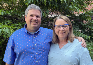 The Revs. David and Jamalyn Peigh Williamson lived in Haiti from 2003 to 2005. They have returned often as part of Zanmi Fondwa, the charitable organization they started to help build homes for Haitians. Photo courtesy of Zanmi Fondwa.