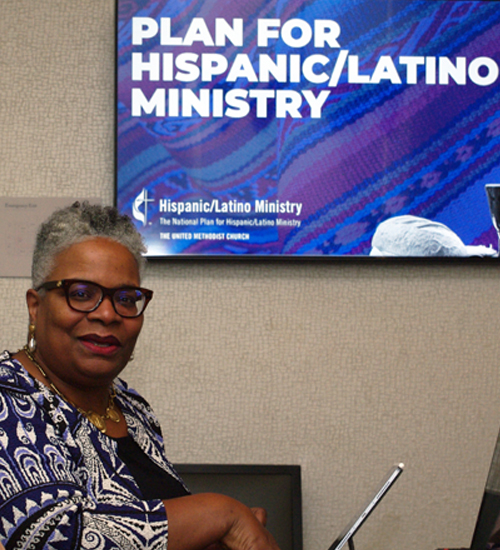 La Obispa LaTrelle Easterling es líder episcopal de la Conferencia Anual Baltimore-Washington (la conferencia anual más antigua y diversa de la Iglesia Metodista Unida), obispa interina de la Conferencia Anual Península-Delaware y Presidenta de la Junta Directiva del Plan Nacional para el Ministerio Hispano-Latino. Foto Rev. Gustavo Vasquez, Noticias MU.