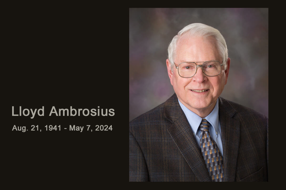 Lloyd Ambrosius was a distinguished history professor and faithful United Methodist who played a critical role in founding the endowment fund known as Encounter with Christ in Latin America and the Caribbean. Photo courtesy of the University of Nebraska-Lincoln.