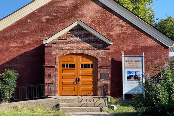 The history of Pickett Chapel United Methodist Church in Lebanon, Tenn., goes back almost 200 years. Pickett Chapel is believed to be the oldest African American church building in the state of Tennessee. Photo from video by Lilla Marigza, UM News. The history of Pickett Chapel United Methodist Church in Lebanon, Tenn., goes back almost 200 years. Pickett Chapel is believed to be the oldest African American church building in the state of Tennessee. Photo from video by Lilla Marigza, UM News.