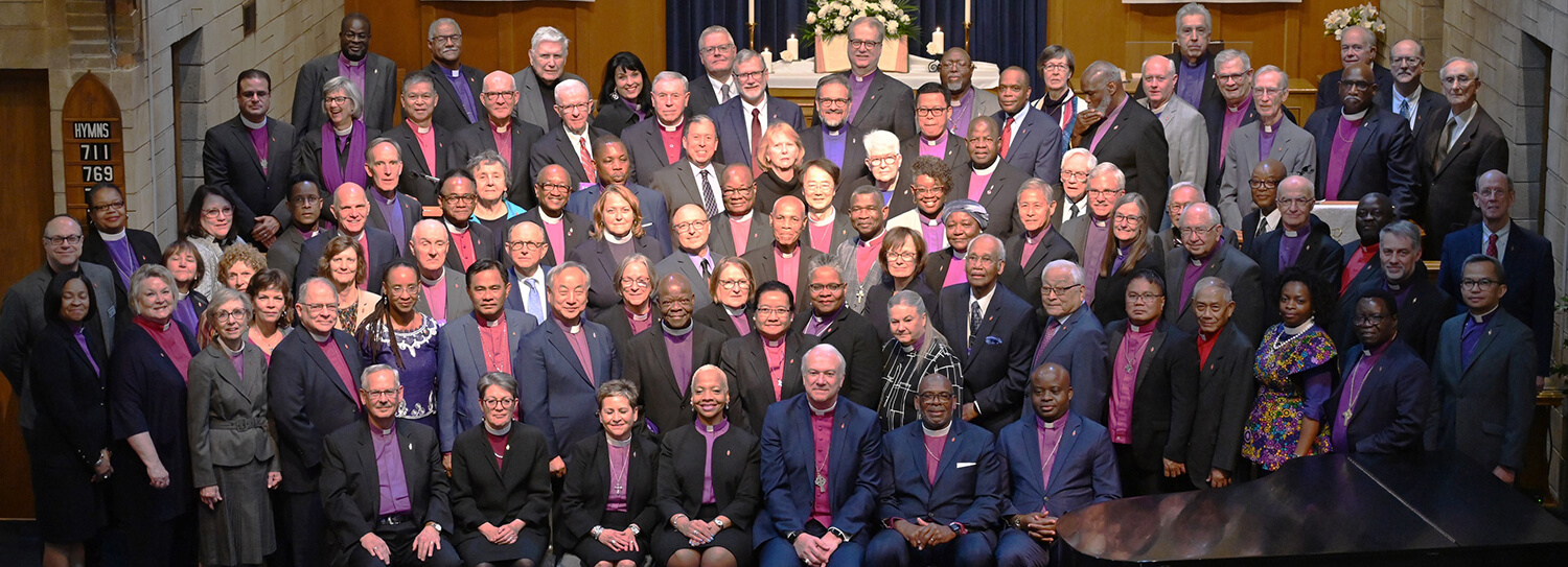 Los/as obispos/as de La Iglesia Metodista Unida, dirigieron una carta publica al presidente de los EE.UU., pidiendo anular el decreto que congela fondos de ayuda internacional. Foto cortesia del Concilio de Obispos/as de La Iglesia Metodista Unida.