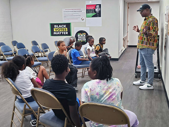 Holman United Methodist Church’s Saturday School for African American History, created in 2024, is a timely response to the banning of books in schools and new federal government efforts to remove racial diversity, equity and inclusion from public education. Photo by Earl Jones.