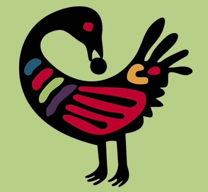 깃털에서 지혜의 보석을 뽑아낸다는 새 산코파(Sankofa)는 과거의 지혜를 기억하고 그것으로부터 배우며 앞으로 나아가야 함을 상징하는 서아프리카의 전통 문양이다. 루이지애나 연회의 델로레스 “디” J. 윌리엄스턴 감독은 이러한 산코파의 정신이 비전 선언문 작업에 영감을 주었다고 밝혔다. 이미지 제공, 연합감리교 공보부.