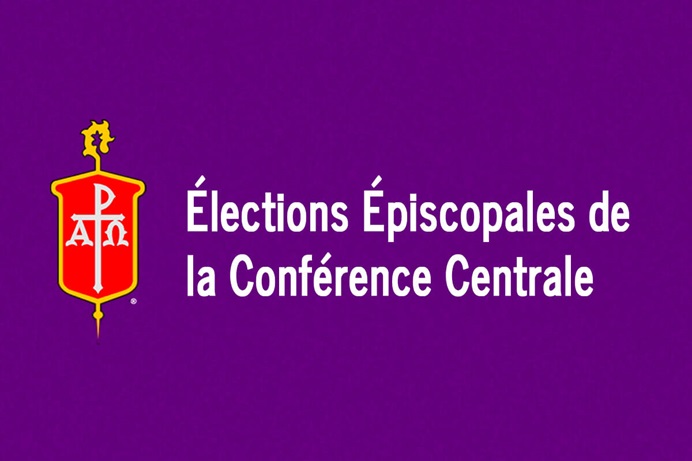 Élections épiscopales de la Conférence centrale de l'Église méthodiste unie. Graphique de Laurens Glass, UM News. Élections épiscopales de la Conférence centrale de l'Église méthodiste unie. Graphique de Laurens Glass, UM News.