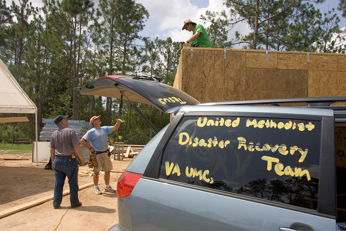 Hurricane Katrina Recovery. Photo by Mike DuBose, UM News. Hurricane Katrina Recovery. Photo by Mike DuBose, UM News.