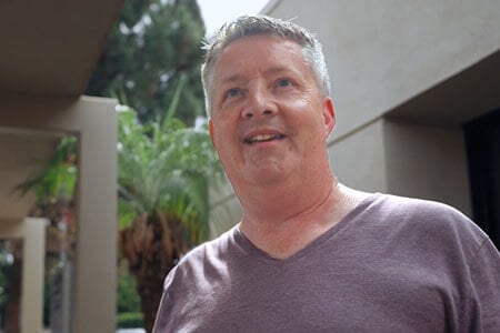 Lee Strohm talks about the ministry of Neighbors Pantry at Anaheim United Methodist Church in Anaheim, Calif. Screengrab courtesy of the California-Pacific Conference via Vimeo by UM News.