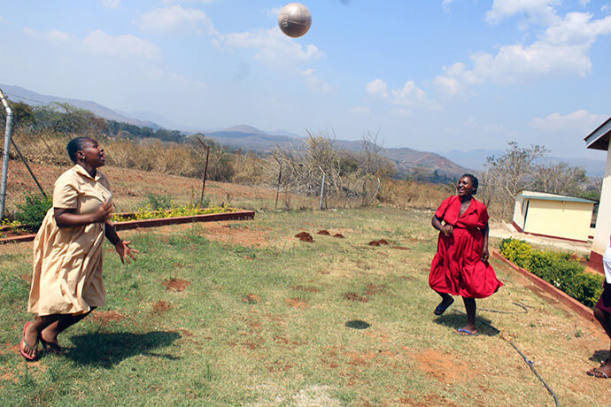 Expectant mothers play netball as part of their exercises at Old Mutare Mission Hospital in Zimbabwe. The game is one of several activities designed for mothers awaiting birth at the church’s mission hospitals. Photo by Kudzai Chingwe, UM News.