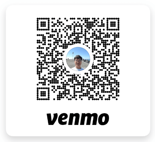 교회성장컨퍼런스(Growing Church Conference) 등록금과 후원금 Venmo QR code