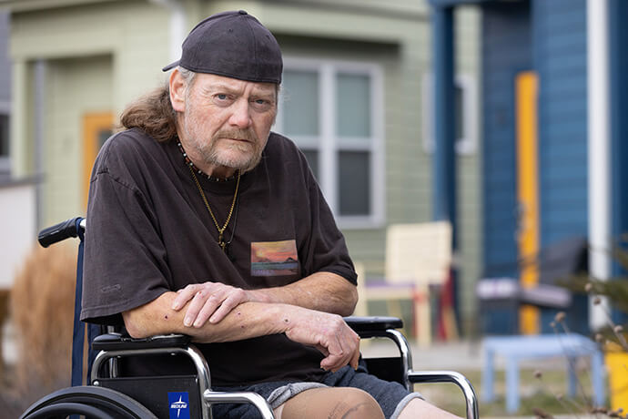 Richard Bush is a guest at the Village at Glencliff, a ministry of Glencliff United Methodist Church in Nashville, Tenn. Photo by Mike DuBose, UM News.