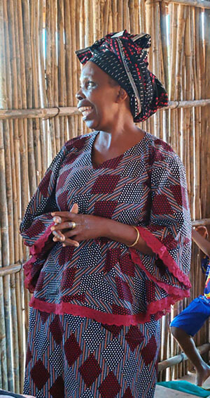 Georgina Nguluve, mebro fundadora da Igreja Metodista de Namaua- Foto de Arlindo Sambo, UM News.