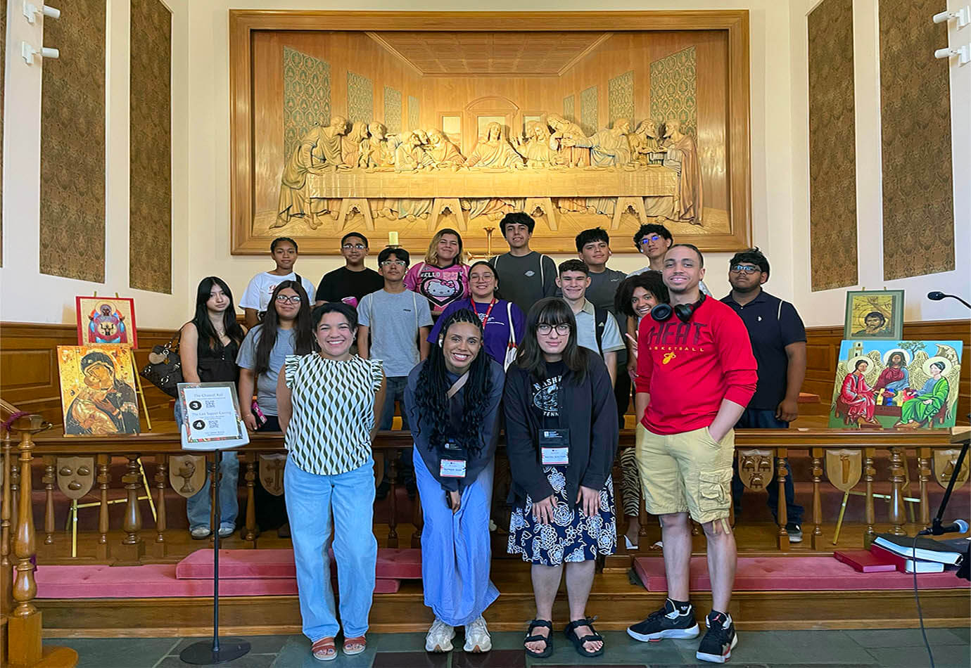Participants visited the offices of United Methodist Discipleship Ministries and The Upper Room Chapel in Nashville, Tenn., as part of the week’s program. Photo courtesy of the Rev. Lilia Ramírez, Discipleship Ministries.