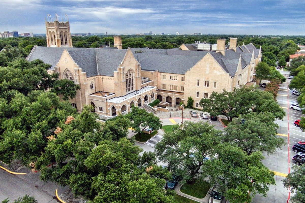 A view of Highland Park United Methodist Church in Dallas, Texas. Photo courtesy of Highland Park United Methodist Church.