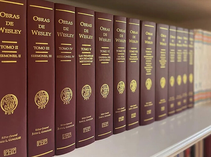 The Spanish translations of John Wesley’s works are available to download free of charge from the Wesley Heritage Foundation. Photo courtesy of the Wesley Heritage Foundation. 